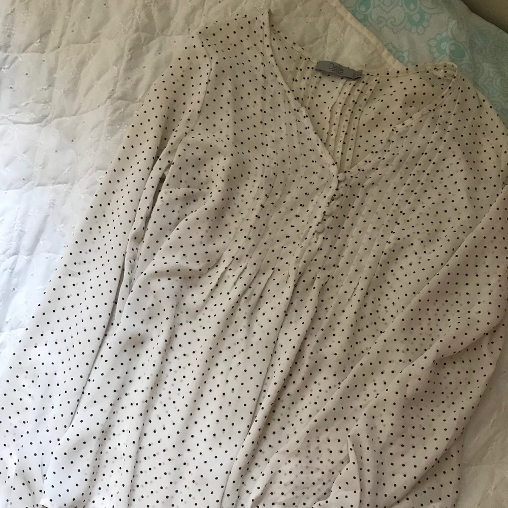 Polka dot blouse
